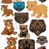 Bear, Vector Con Gấu 75