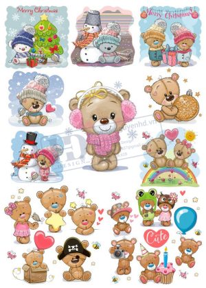 Bear, Vector Con Gấu 78