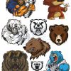 Bear, Vector Con Gấu 84