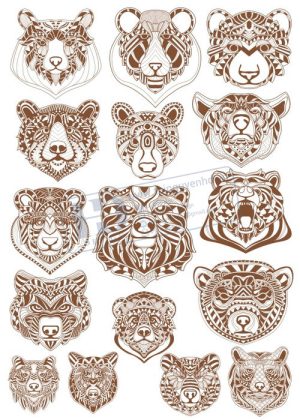 Bear, Vector Con Gấu 88