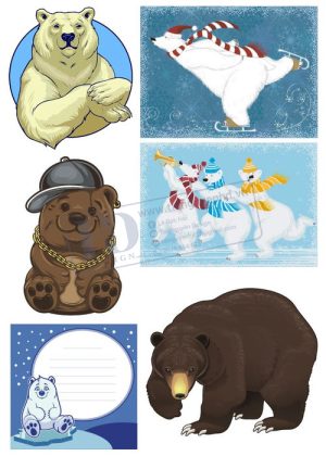 Bear, Vector Con Gấu 99