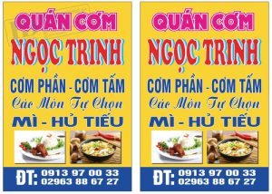 Biển Quán Cơm Ngọc Trinh