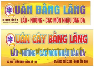 Biển Quán Nhậu Bằng Lăng