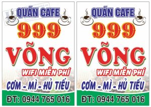 Biển Quảng Cáo Cà Phê Võng 999