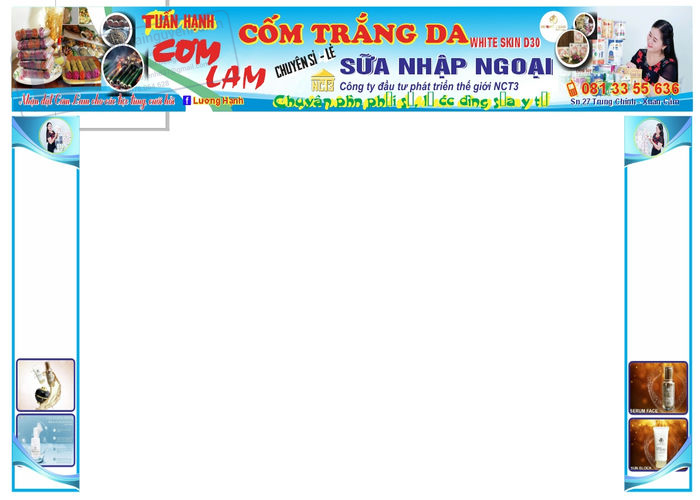 Biển Quảng Cáo Sản Phẩm Trắng Da