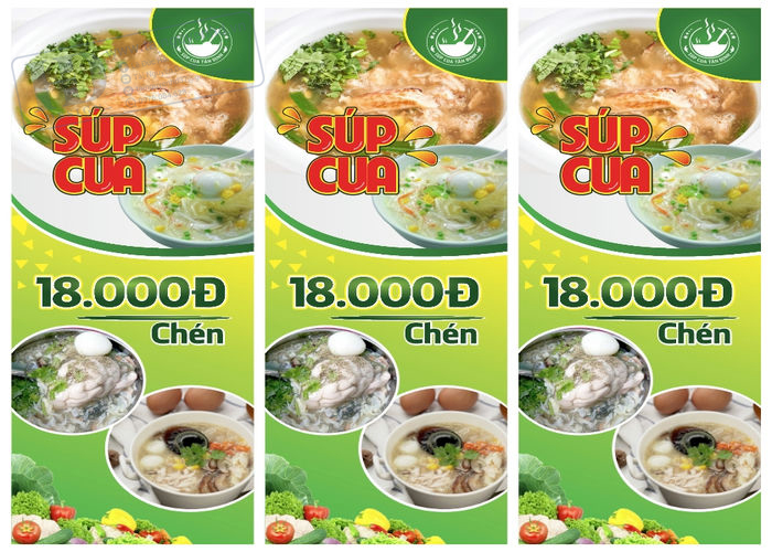 Biển Quảng Cáo Súp Cua