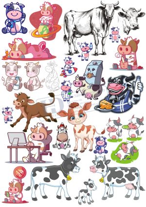 Bò Sữa, Vector Con Bò Sữa