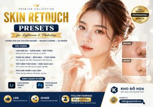 Bộ cài đặt sẵn chỉnh sửa da cho Lightroom và Photoshop