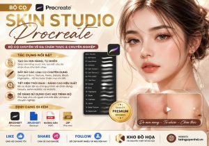Bộ cọ Skin Studio Procreate