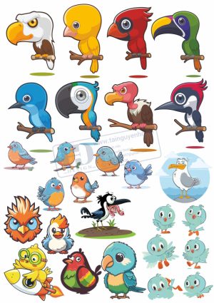 Brid, Con Chim, Vector Con Chim Tổng Hợp (5)