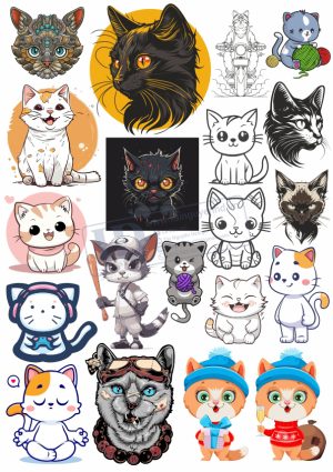 Cat, Con Mèo, Vector Con Mèo (2)