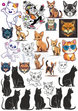 Cat, Con Mèo, Vector Con Mèo (3)