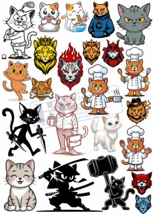 Cats, Vector Con Mèo, Con Mèo 1