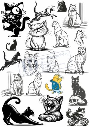 Cats, Vector Con Mèo, Con Mèo 17