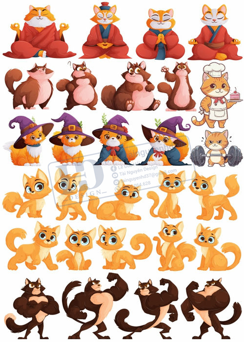 Cats, Vector Con Mèo, Con Mèo 19