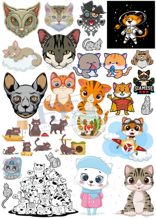 Cats, Vector Con Mèo, Con Mèo 37