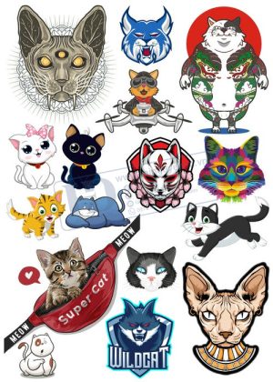Cats, Vector Con Mèo, Con Mèo 54