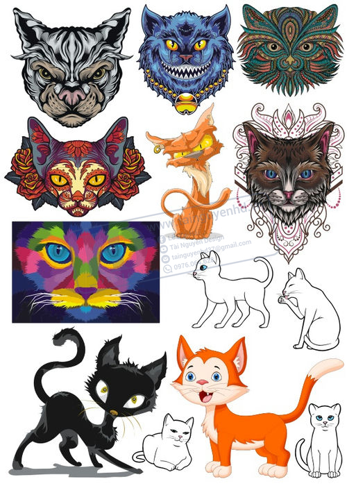 Cats, Vector Con Mèo, Con Mèo 58
