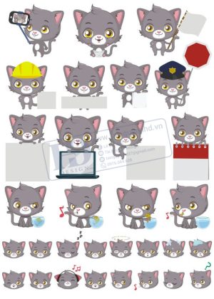 Cats, Vector Con Mèo, Con Mèo 76