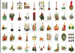 Cây Nến, Cốc Nến, Cây Nến Giáng Sinh PNG 3