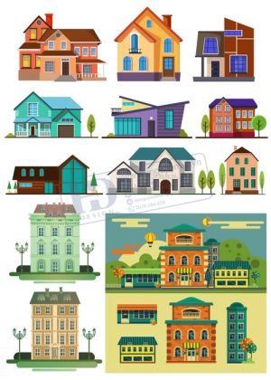 City, House, Vector Ngôi Nhà, Thành Phố 23