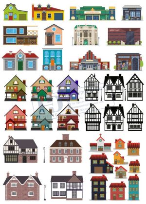 City, House, Vector Ngôi Nhà, Thành Phố 26