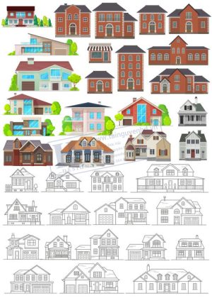 City, House, Vector Ngôi Nhà, Thành Phố 29