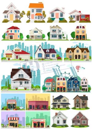 City, House, Vector Ngôi Nhà, Thành Phố 30