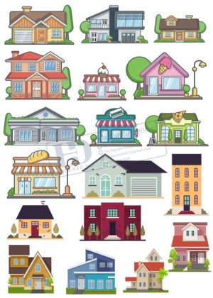 City, House, Vector Ngôi Nhà, Thành Phố 32