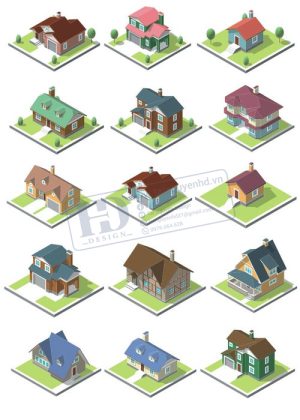City, House, Vector Ngôi Nhà, Thành Phố 36