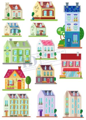 City, House, Vector Ngôi Nhà, Thành Phố 44