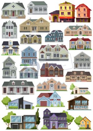 City, House, Vector Ngôi Nhà, Thành Phố 5