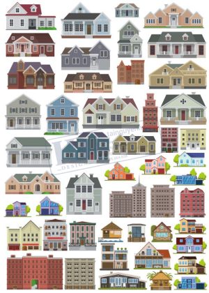 City, House, Vector Ngôi Nhà, Thành Phố 7