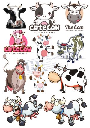 Cow, Con Bò, Vector Con Bò (11)