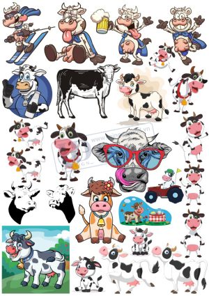 Cow, Con Bò, Vector Con Bò (2)