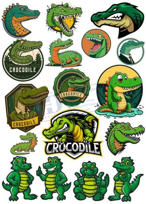 Crocodile, Cá Sấu, Vector Con Cá Sấu 18