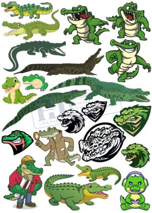 Crocodile, Cá Sấu, Vector Con Cá Sấu 19
