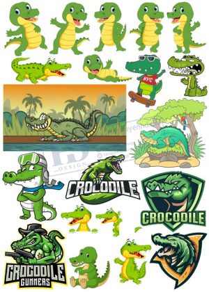 Crocodile, Cá Sấu, Vector Con Cá Sấu 28