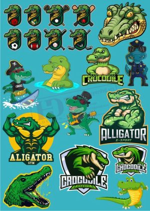 Crocodile, Cá Sấu, Vector Con Cá Sấu 31