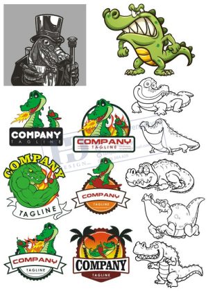 Crocodile, Cá Sấu, Vector Con Cá Sấu 38