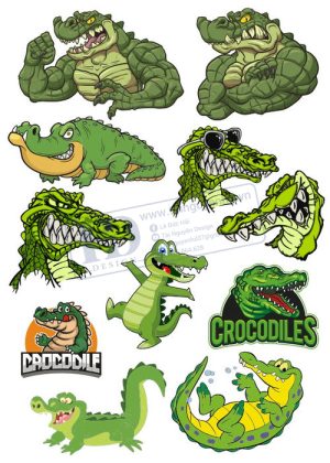 Crocodile, Cá Sấu, Vector Con Cá Sấu 39