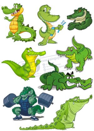 Crocodile, Cá Sấu, Vector Con Cá Sấu 40