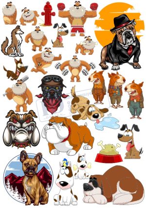 Dog, Con Chó, Vector Con Chó (11)