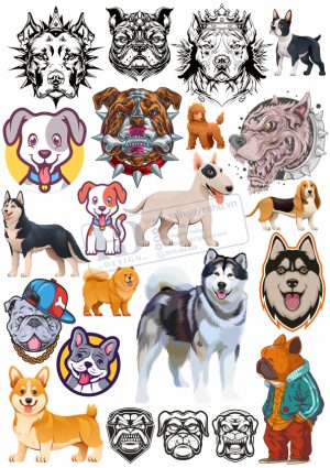 Dog, Con Chó, Vector Con Chó (2)