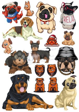 Dog, Con Chó, Vector Con Chó (7)