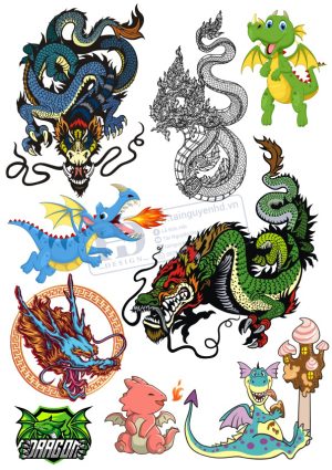 Dragon, Con Rồng, Vector Con Rồng (10)