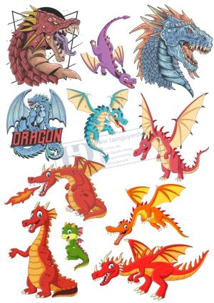 Dragon, Con Rồng, Vector Con Rồng (11)