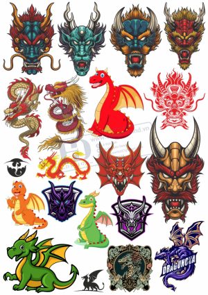 Dragon, Con Rồng, Vector Con Rồng (4)