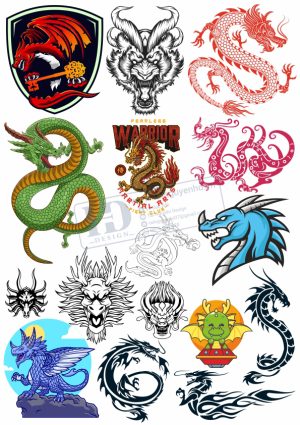 Dragon, Con Rồng, Vector Con Rồng (5)