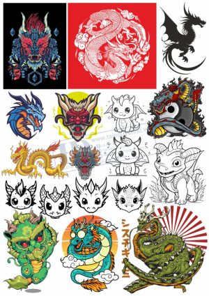 Dragon, Con Rồng, Vector Con Rồng (7)